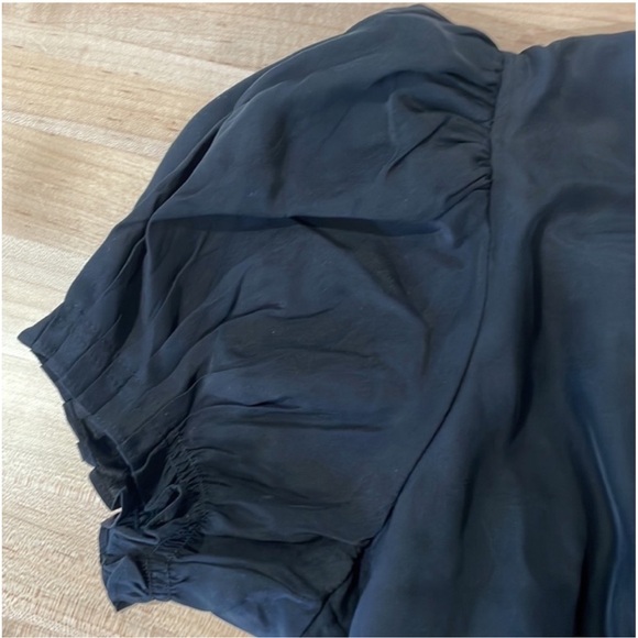 Frame Denim 100% Silk Pleated Party top - Picture 6 of 6